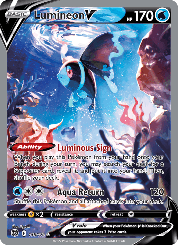 Brilliant Stars の 156 番、Lumineon V