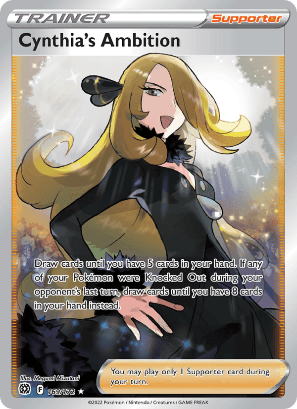 Cynthia's Ambition, card 169 from Brilliant Stars