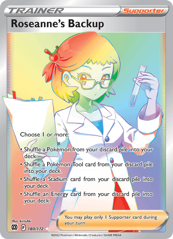 Roseanne's Backup, card 180 from Brilliant Stars