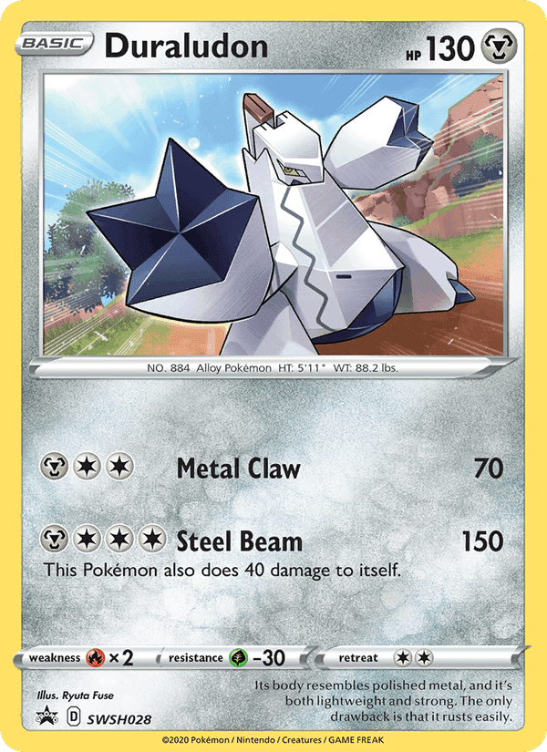 Duraludon, carta SWSH028 di SWSH Black Star Promos