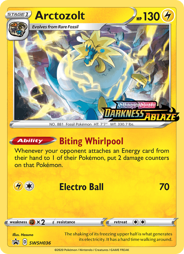 Arctozolt, carta SWSH036 di SWSH Black Star Promos