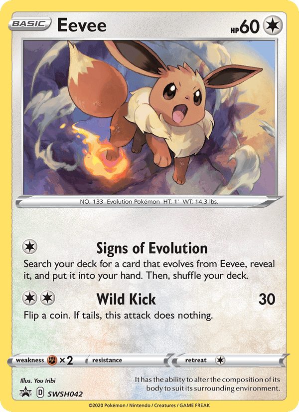 Eevee, carta SWSH042 di ESES Promos