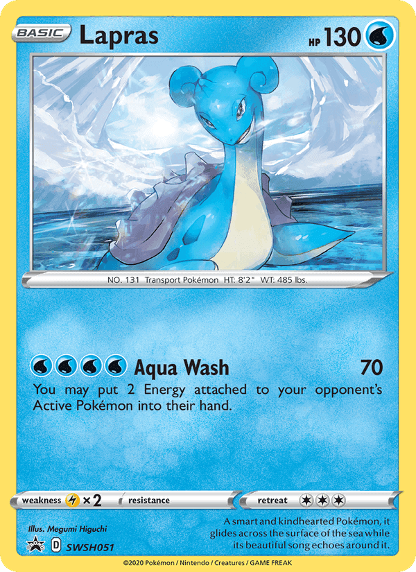 Lapras, carta SWSH051 di ESES Promos