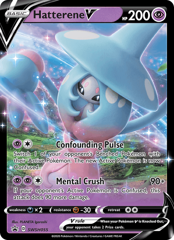 Hatterene V, carta SWSH055 di SWSH Black Star Promos