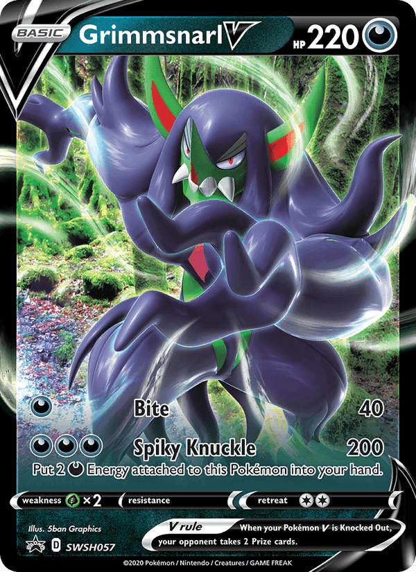Grimmsnarl V, carta SWSH057 di ESES Promos