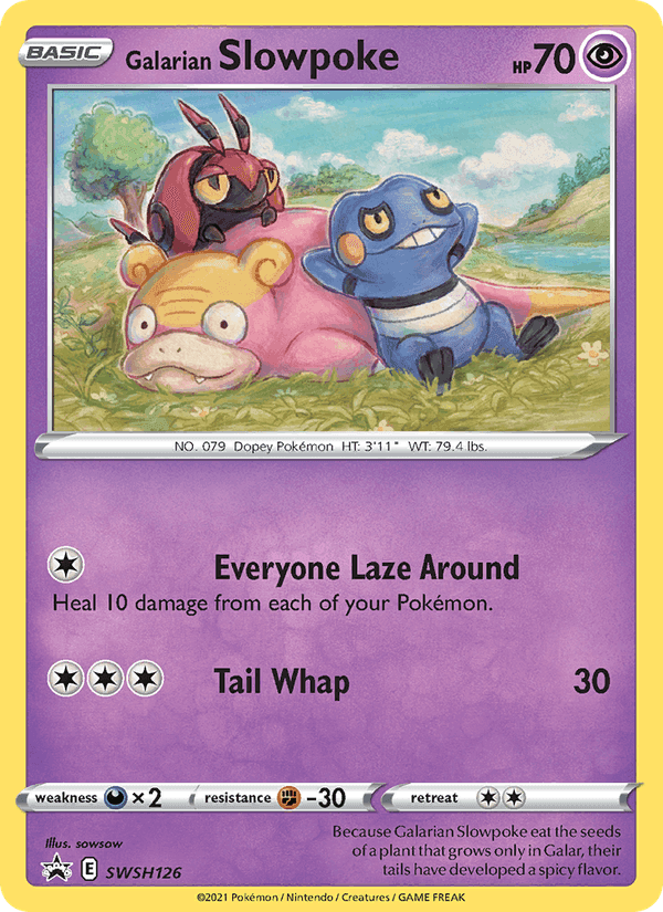 Slowpoke de Galar, carte SWSH126 de ESES Promos