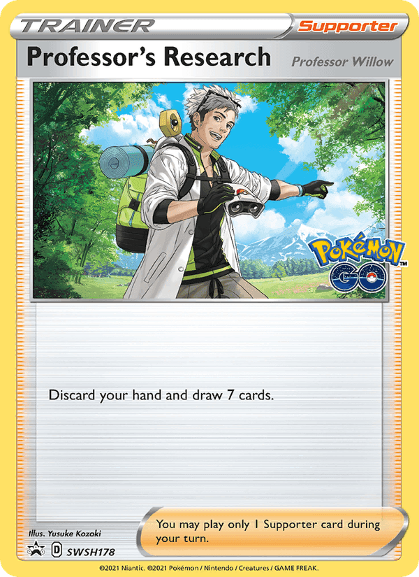 Professor's Research, card SWSH178 from SWSH Black Star Promos