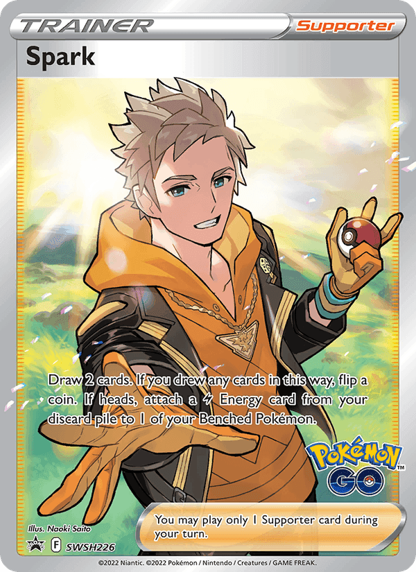 Spark, card SWSH226 from SWSH Black Star Promos