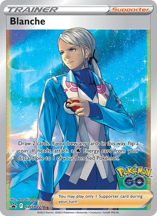 Blanche, card SWSH227 from SWSH Black Star Promos