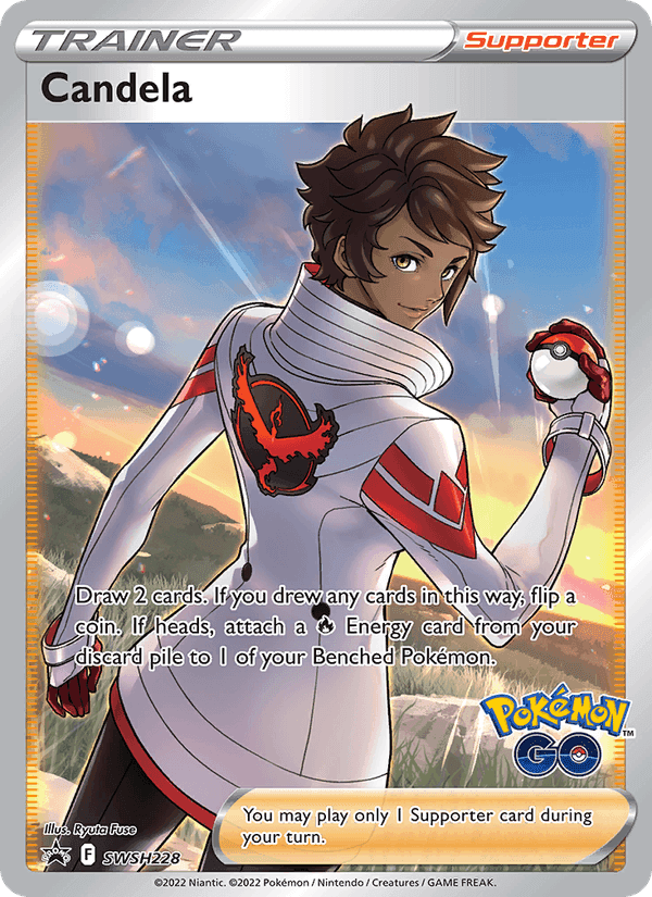 Candela, card SWSH228 from SWSH Black Star Promos