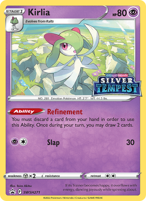 Kirlia, card SWSH271 from SWSH Black Star Promos