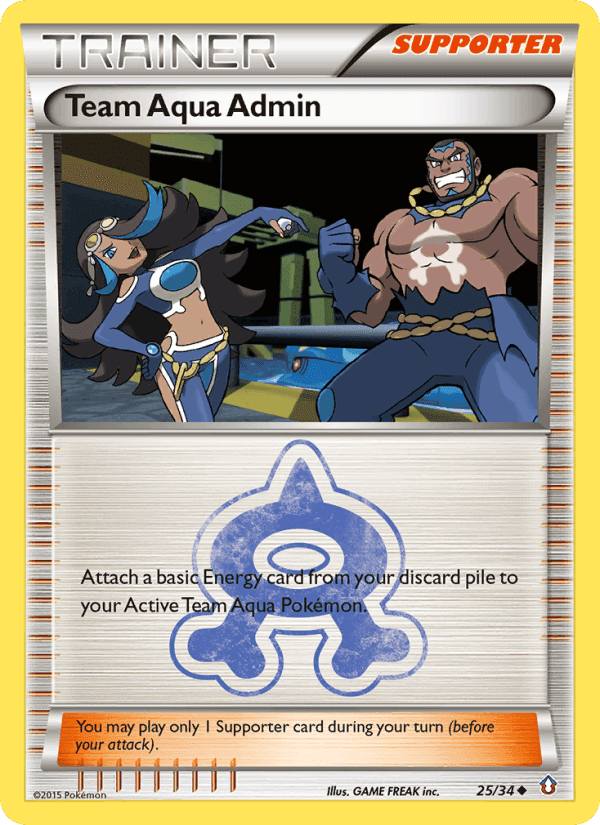 Team Aqua Admin, carta 25 di Double Crisis