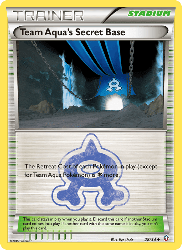 Team Aqua's Secret Base, carta 28 di Double Crisis