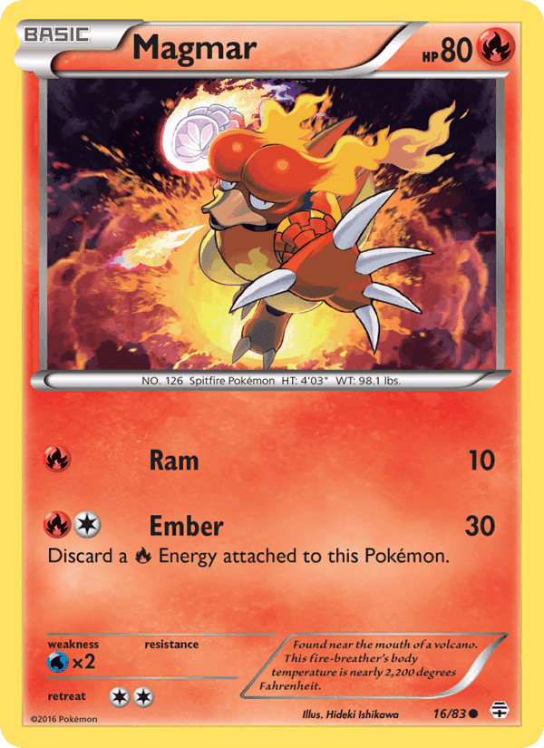 Magmar, carta 16 di Generazioni
