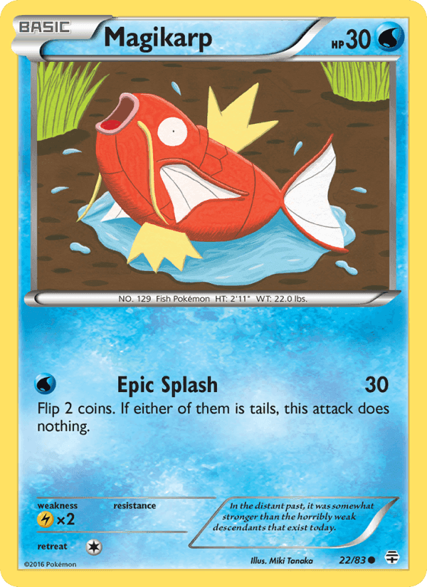 Magikarp, carta 22 di Generazioni