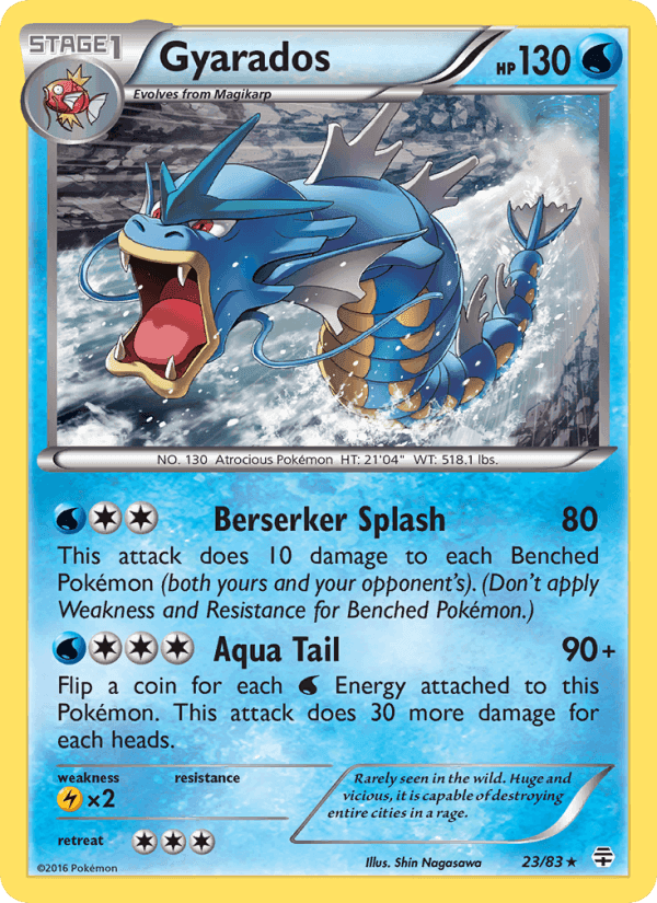 Gyarados, carta 23 di Generazioni