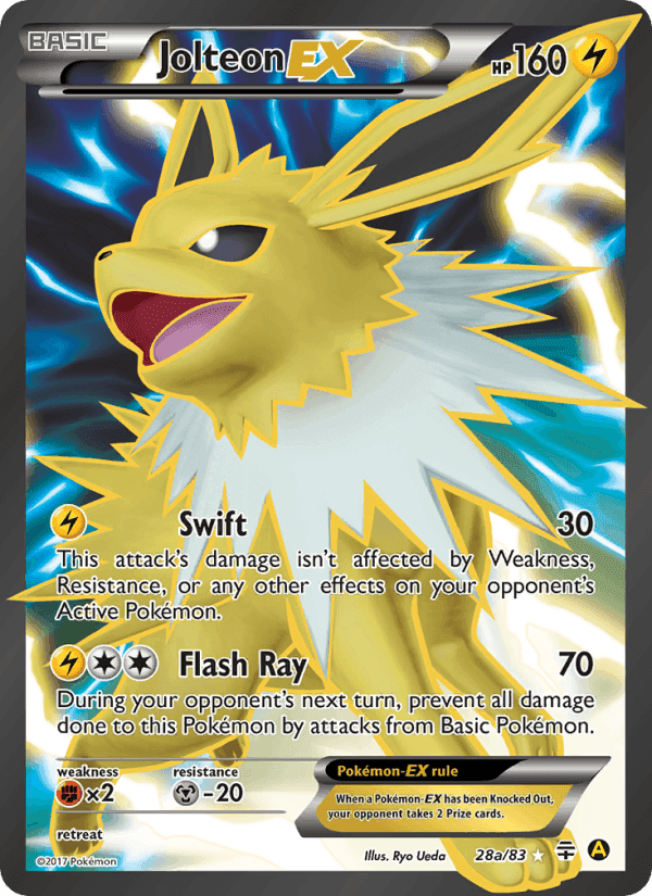 Jolteon EX, carta 28 di Generazioni