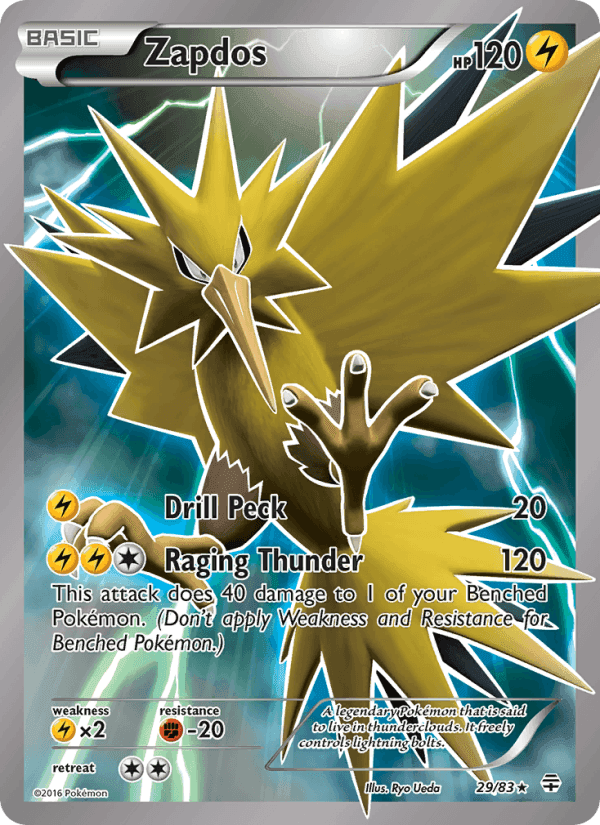 Zapdos, carta 29 de Generaciones