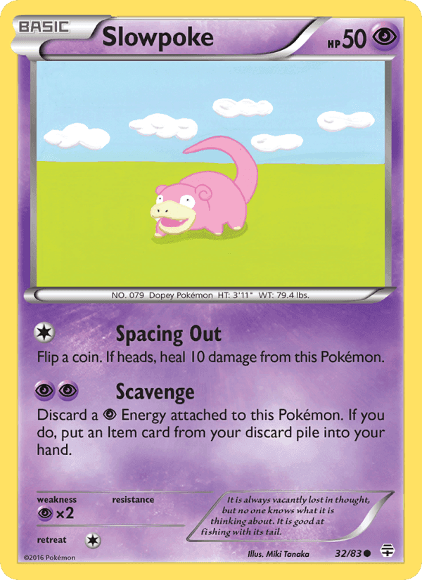 Slowpoke, carta 32 de Generaciones
