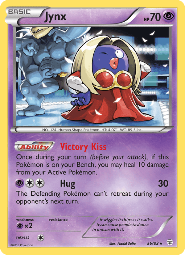 Jynx, carta 36 de Generaciones