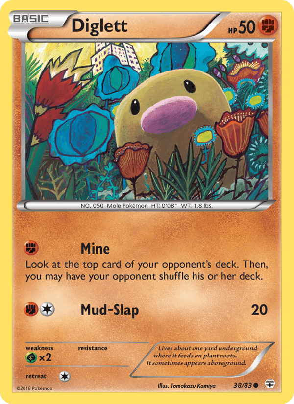 Diglett, carta 38 di Generazioni