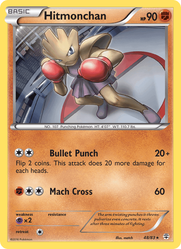 Hitmonchan, carta 48 di Generazioni