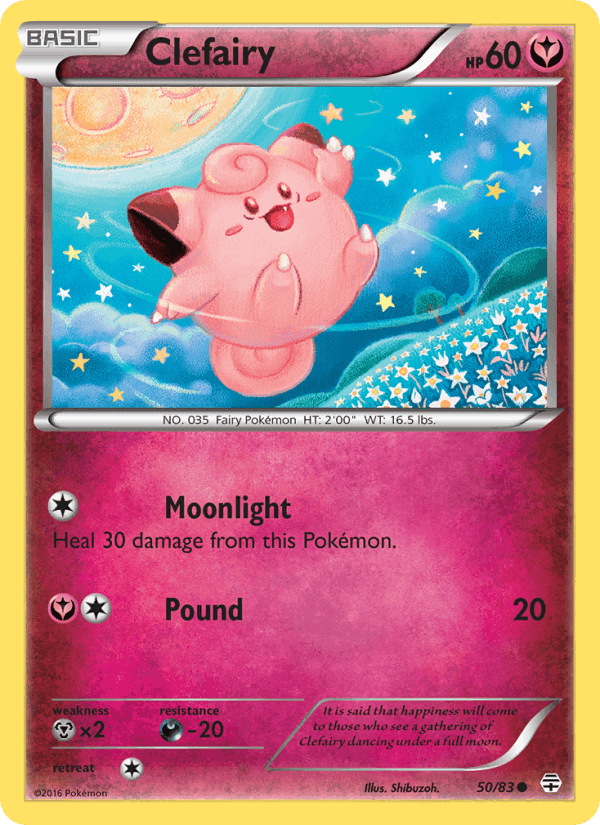Clefairy, carta 50 di Generazioni