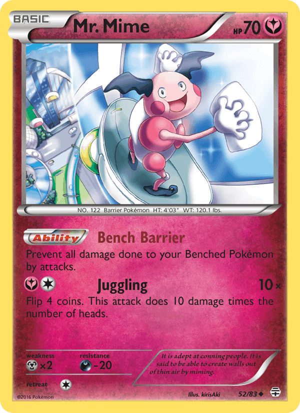 Mr. Mime, carta 52 di Generazioni