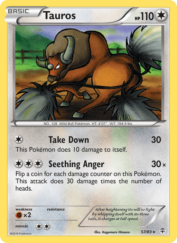 Tauros, carta 57 de Gerações