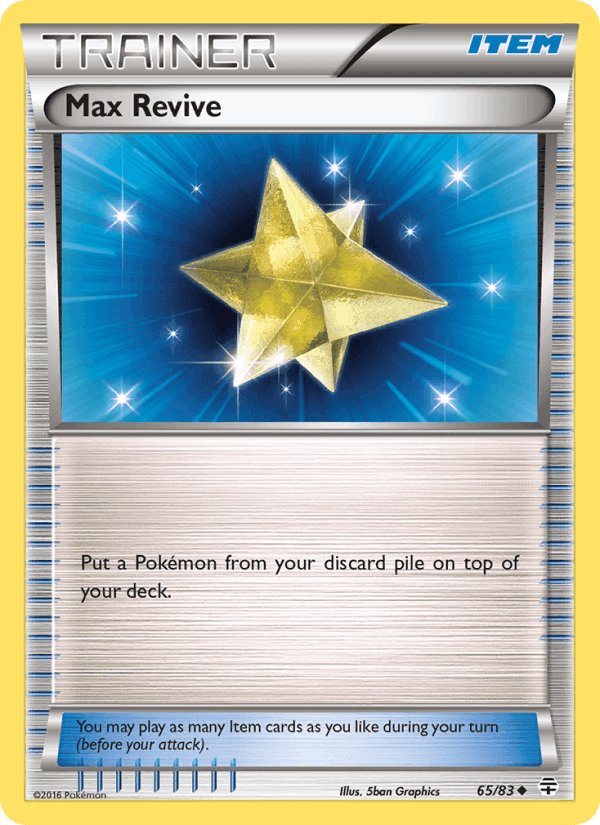 Max Revive, card 65 from Generations
