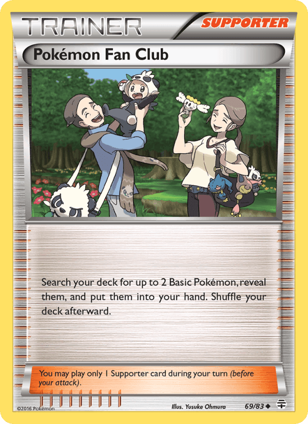 Pokémon Fan Club, card 69 from Generations