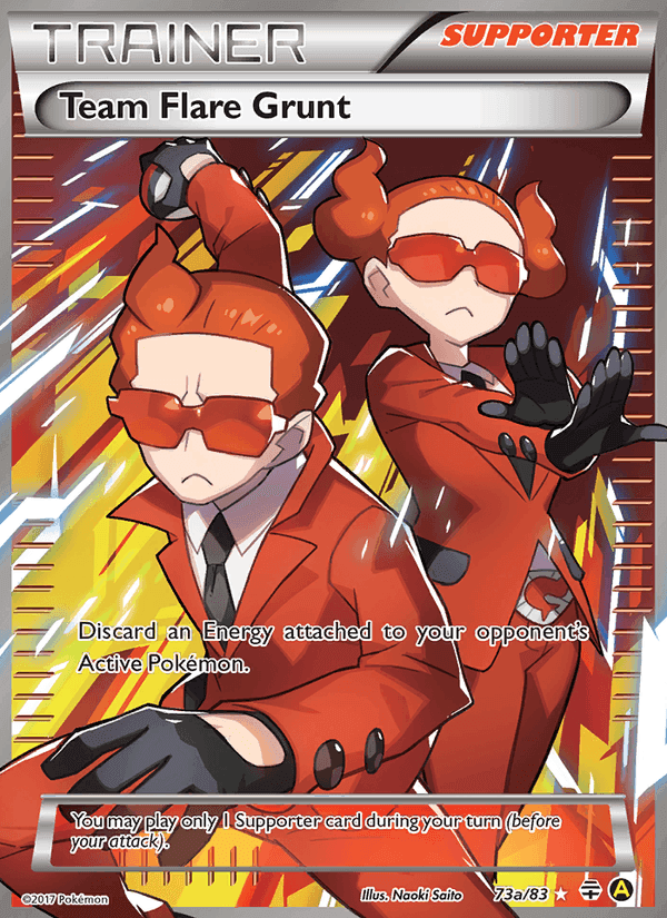 Team Flare Grunt, carta 73a di Generazioni