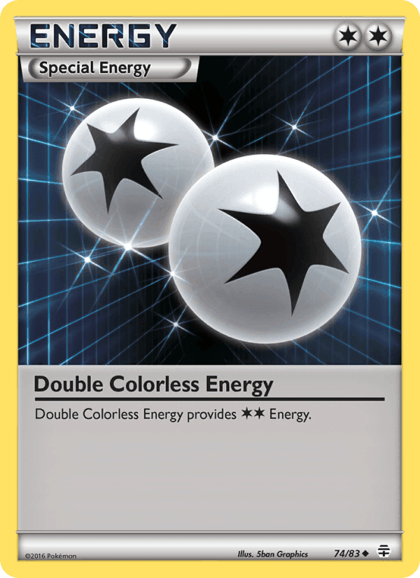 Double Colorless Energy, card 74 from Generations