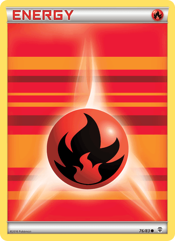 Fire Energy, card 76 from Generations