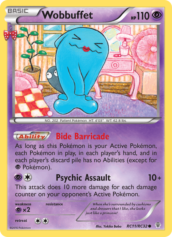 Wobbuffet, carte RC11 de Generations