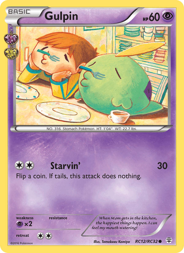 Gulpin, card RC12 from Generations