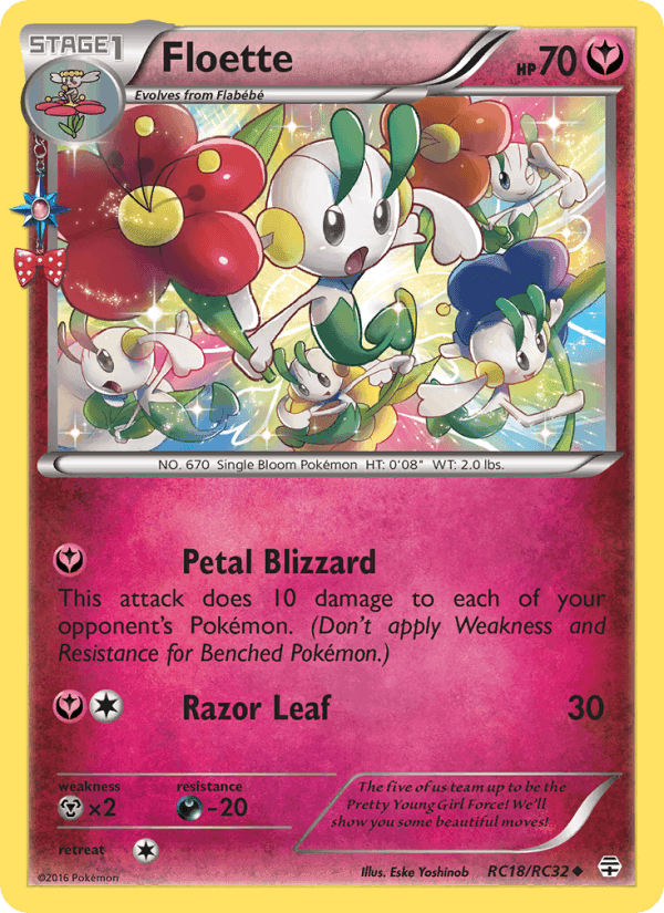 Floette, card RC18 from Generations