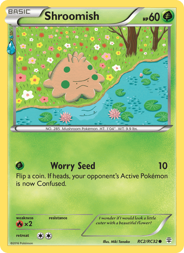 Shroomish, card RC2 from Generations