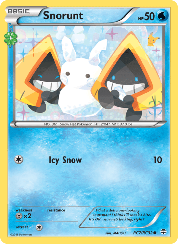 Snorunt, card RC7 from Generations