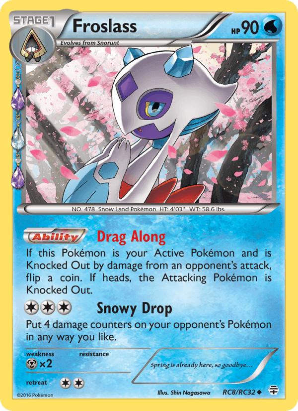 Froslass, card RC8 from Generations