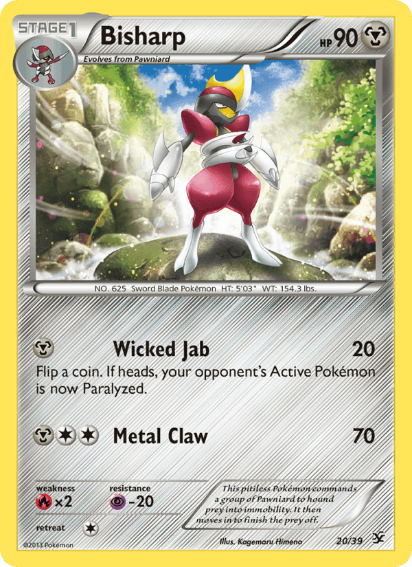 Bisharp, card 20 from Kalos Starter Set
