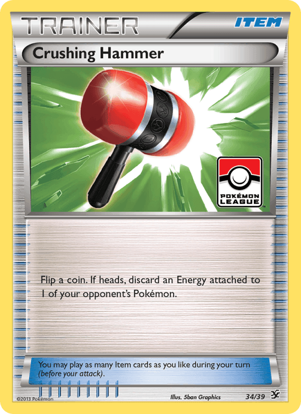 Crushing Hammer, carta 34 de Kalos Starter Set
