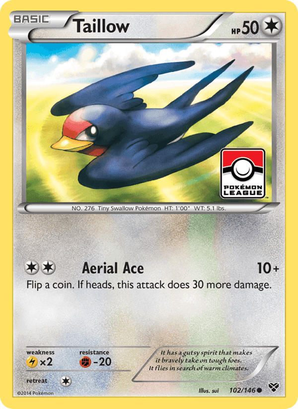 Taillow, card 102 from XY