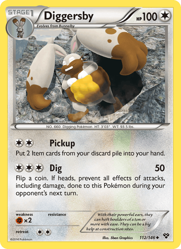 Diggersby, card 112 from XY