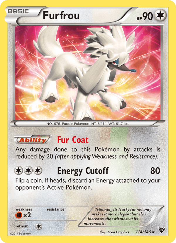 Furfrou, card 114 from XY