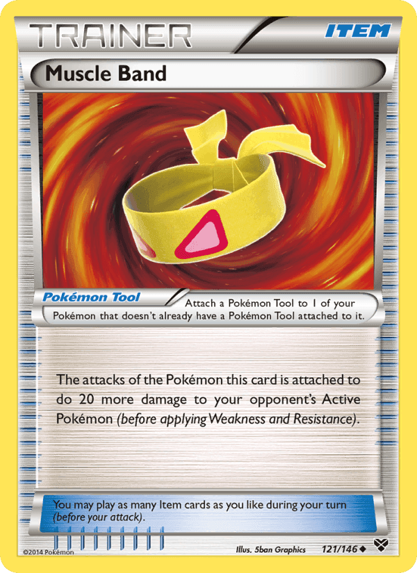 Muscle Band, card 121 from XY