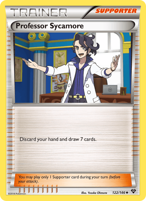 Professor Sycamore, carta 122 di XY