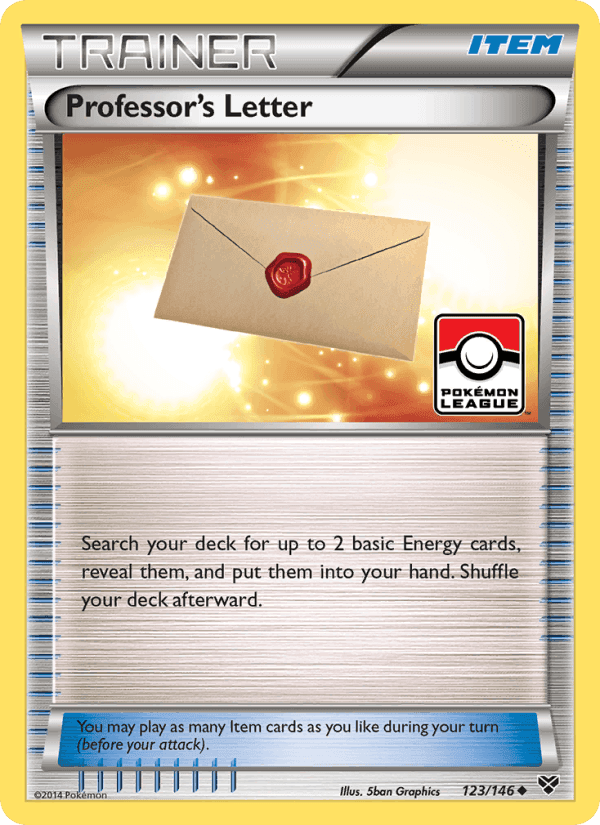 Professor's Letter, card 123 from XY