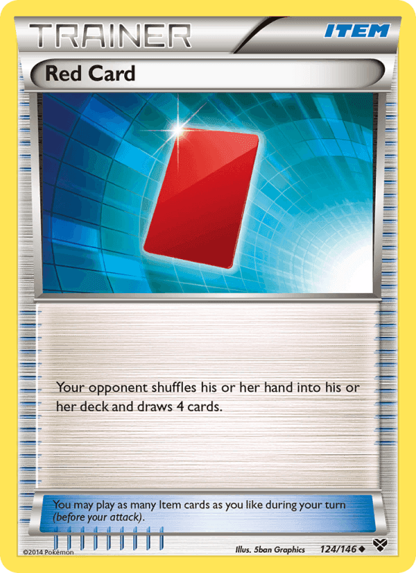Red Card, card 124 from XY