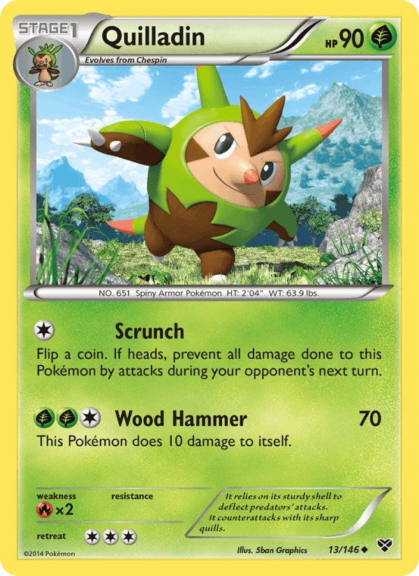 XY の 13 番、Quilladin